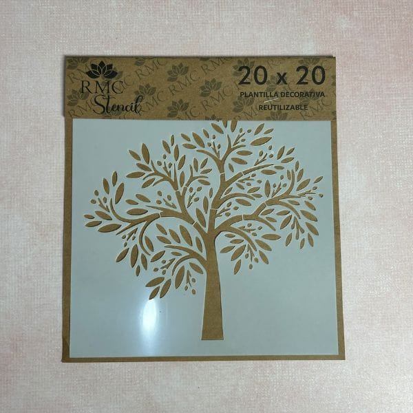 Stencil 20X20 Deco Arbol D05