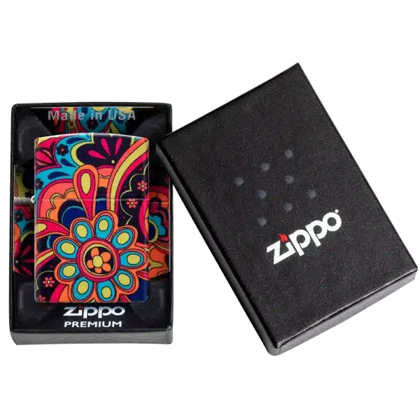 Encendedor Zippo Flower Power Design Multicolor ZP46128
