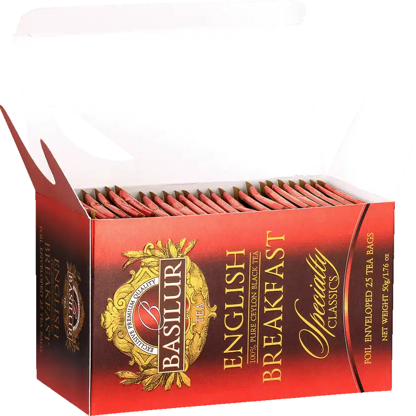 Te Basilur Pack 3 Cajas English Breakfast 25 Bolsas