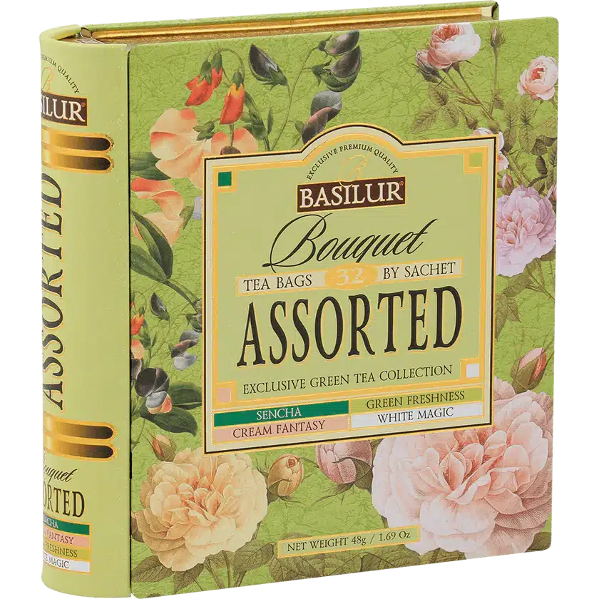Te Basilur Teabook Assorted Bouquet 32 Bolsas