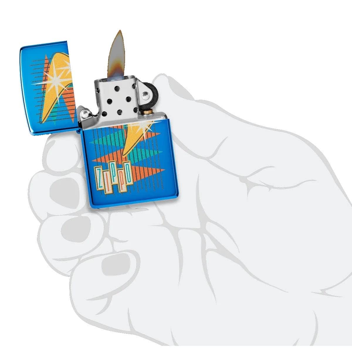 Encendedor Zippo Retro Design Azul ZP49768