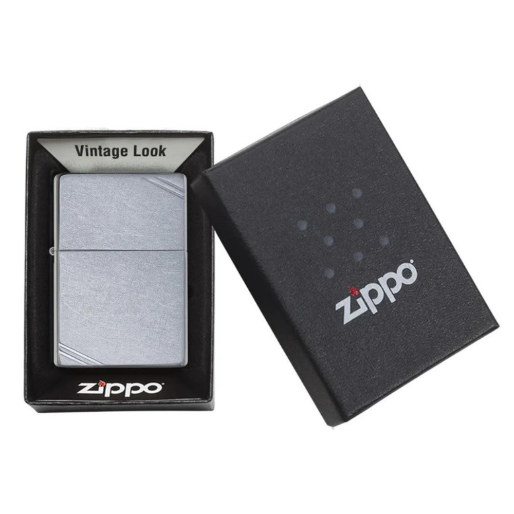 Encendedor Zippo Street Chrome Vintage Slashes ZP267
