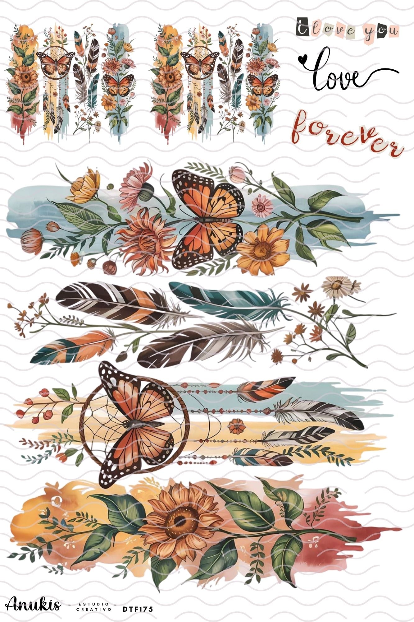 Lamina 20x30 cm DTF Textil DTF175
