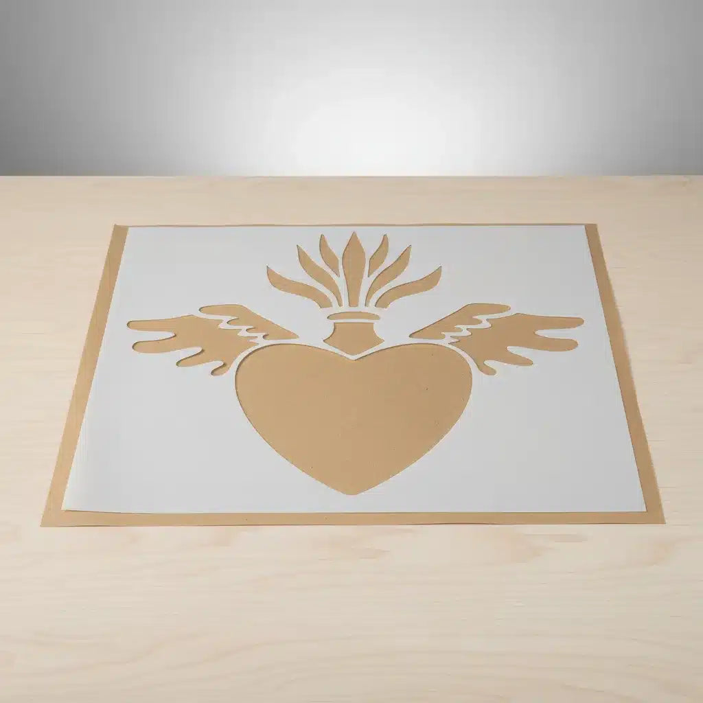Stencil 25X30 Corazon CO02