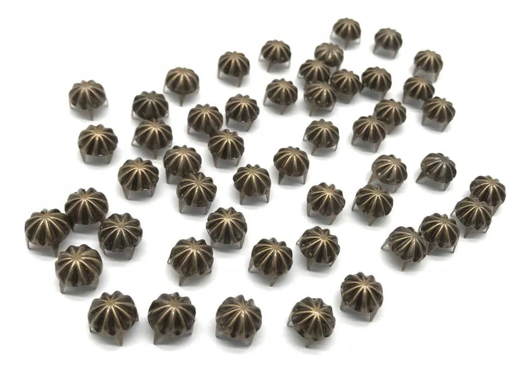 Adorno Redondo Estampado Envejecido 9mm P20 Und. C8337