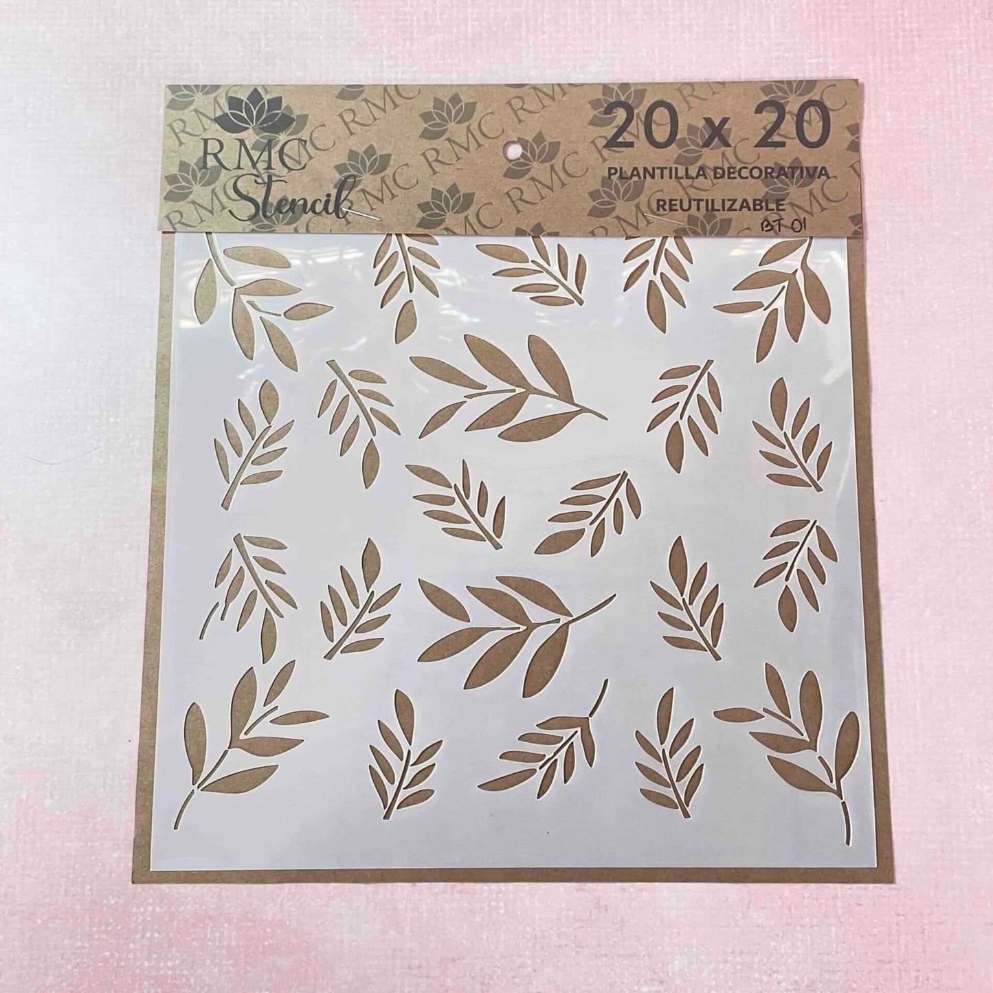 Stencil 20X20 Botanica BT01