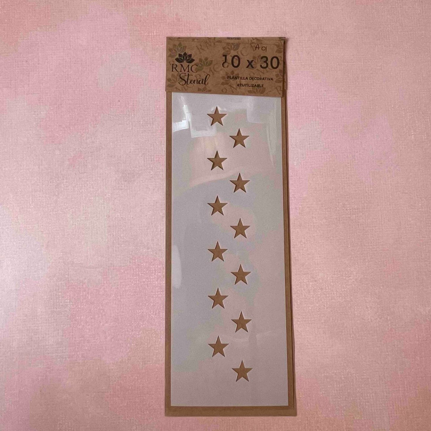 Stencil 10X30 Estrella Deco 03