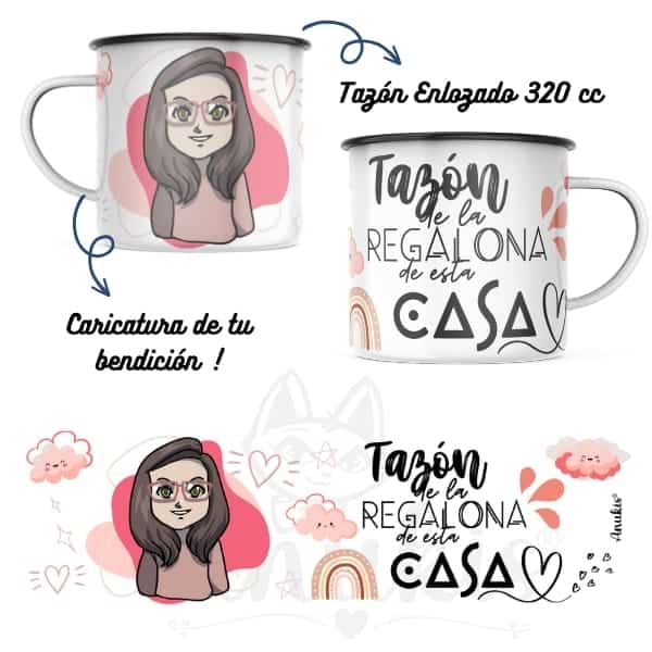 Tazón Enlozado Personalizado Nina