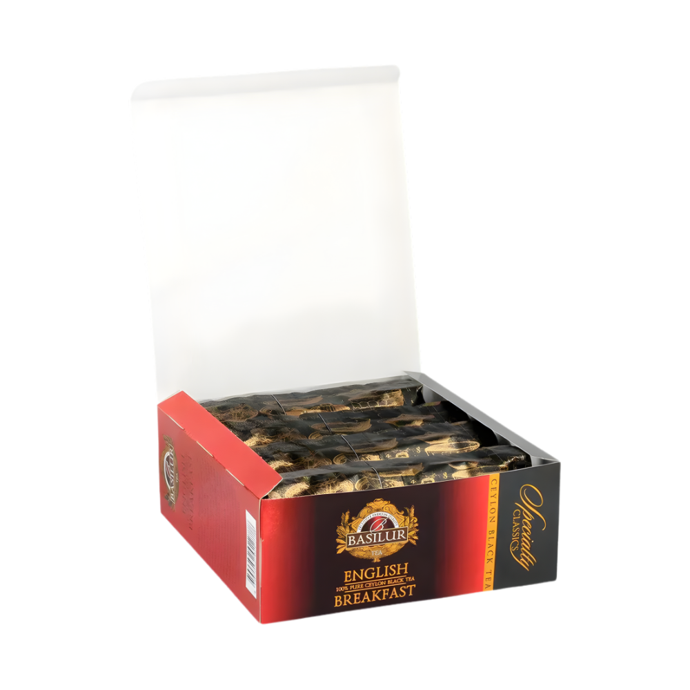 Te Basilur Negro English Breakfast 100 Bolsas