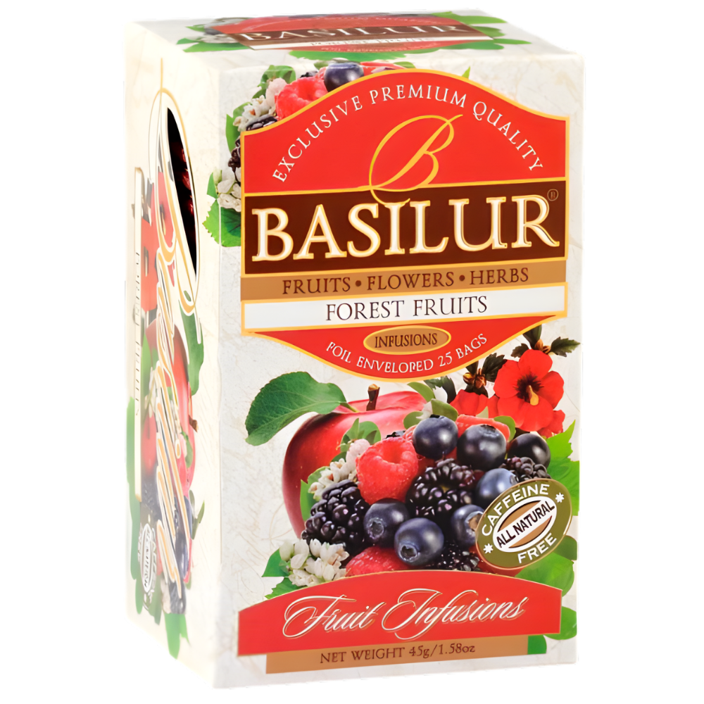 Te Basilur Infusion Sin Teina Forest Fruit 25 Bolsas