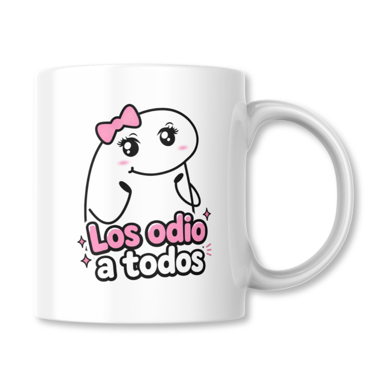 Los Odio a Todos Flork Meme Taza 325ml