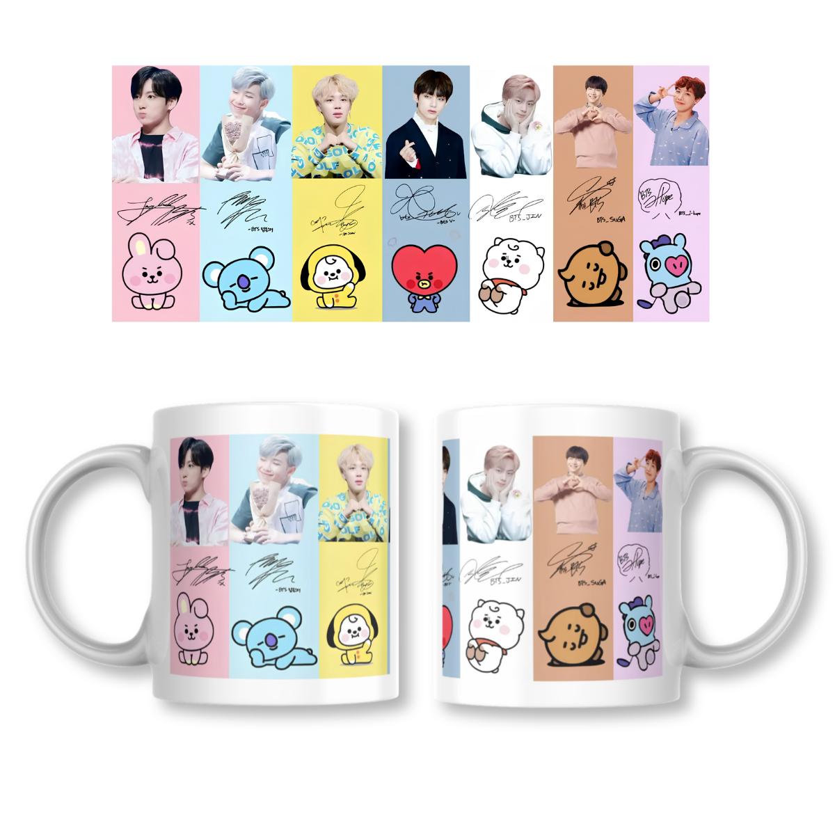 BTS K-Pop BT21 Taza 325ml