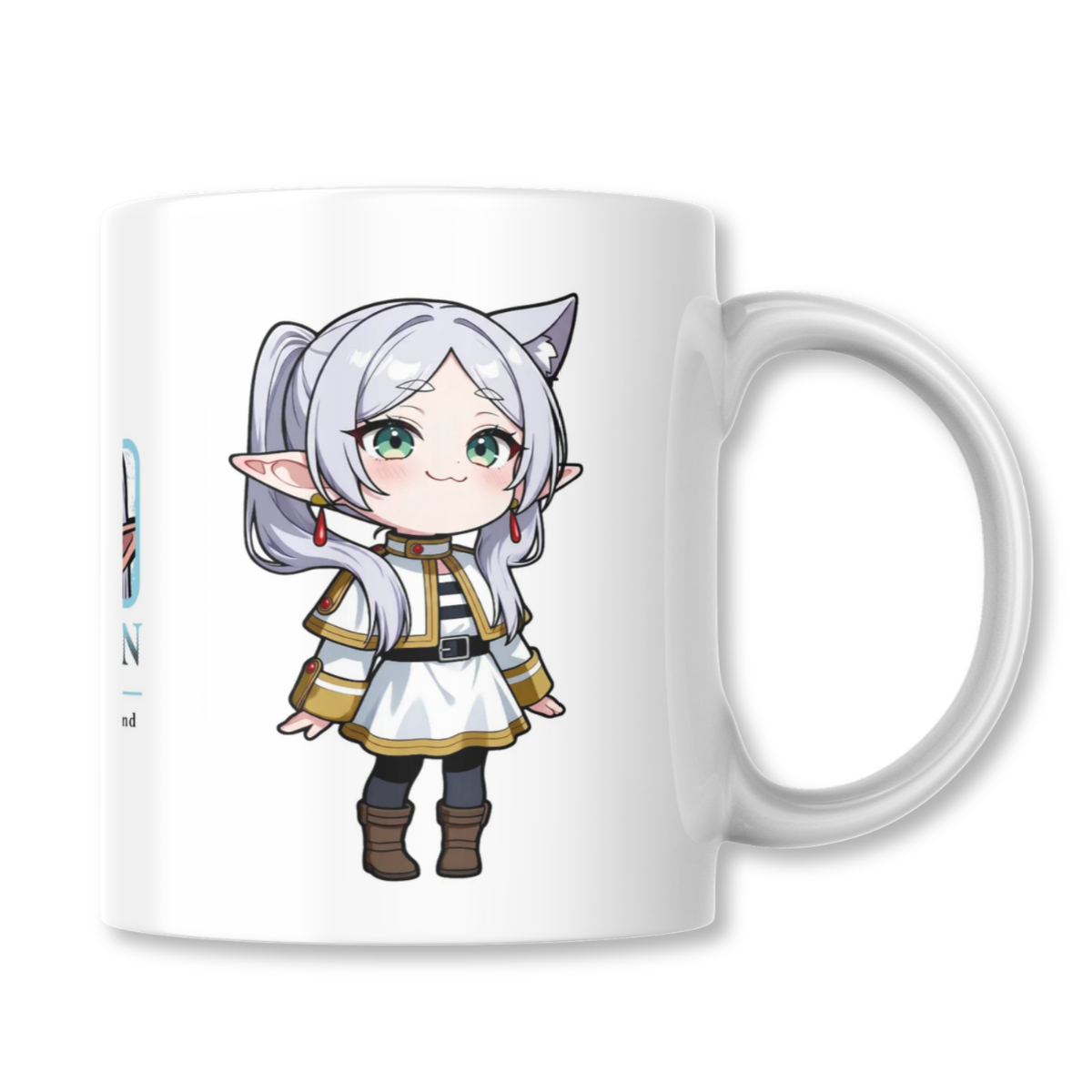 Frieren Chibi Beyond Journey's End Anime Manga Taza 325ml