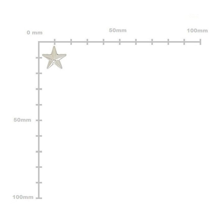 Adorno Estrella Niquel 12mm P20 Und. C8194