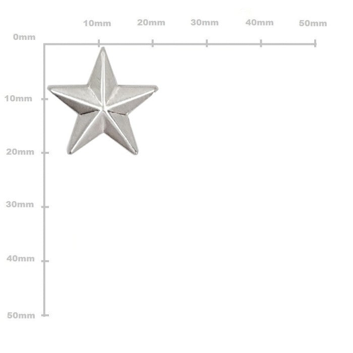 Adorno Estrella Niquel 20,5mm P20 Und. C8390