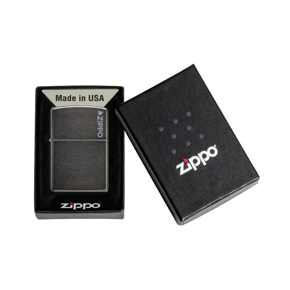 Encendedor Zippo Classic Grey Logo ZP28378ZL