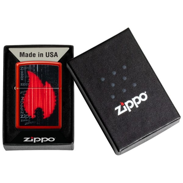 Encendedor Zippo Flame Design Rojo ZP49584