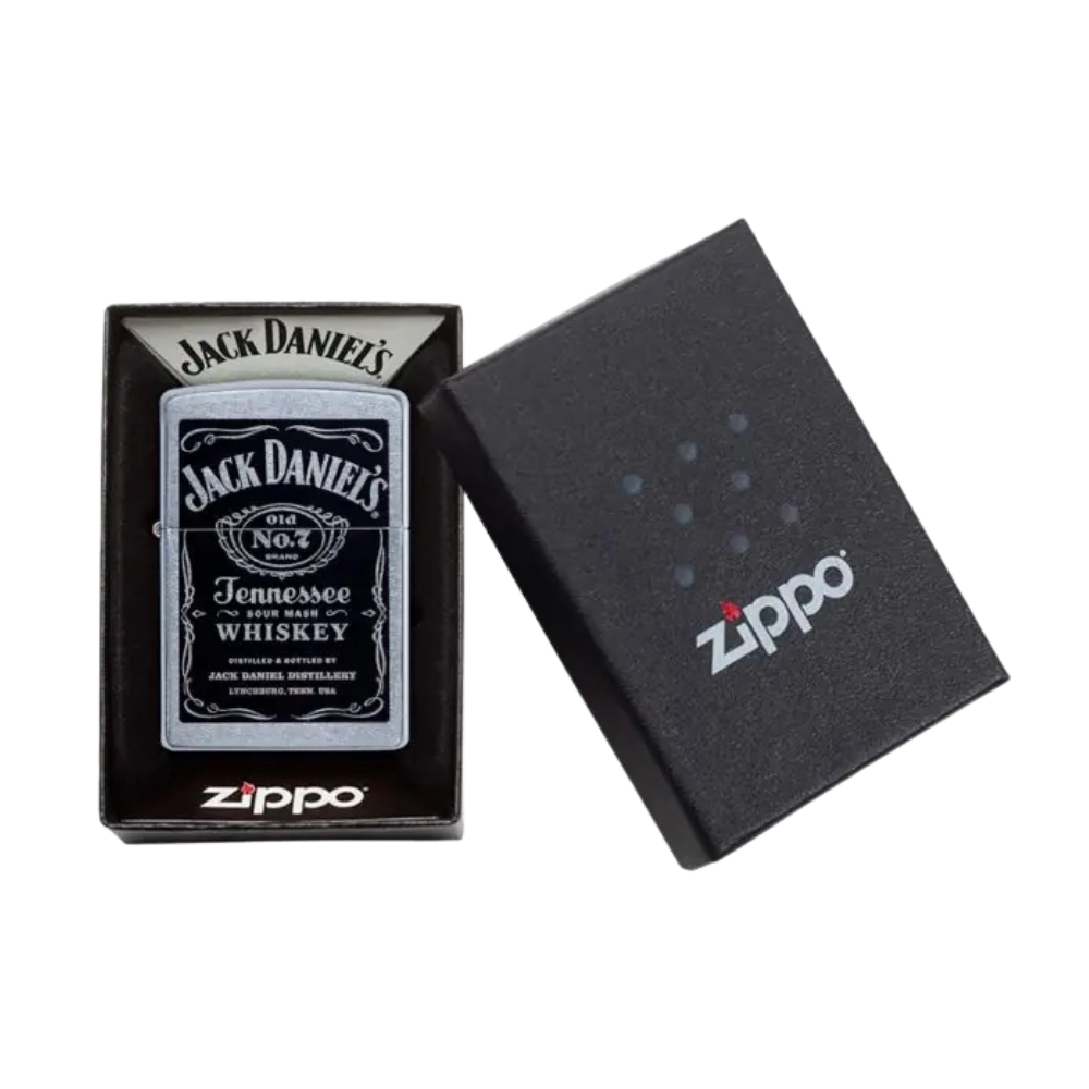 Encendedor Zippo Jack Daniel’s Label Design Plateado ZP24779