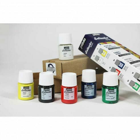 Pebeo Kit inicial SetaColors Tela 6 Colores Opaco