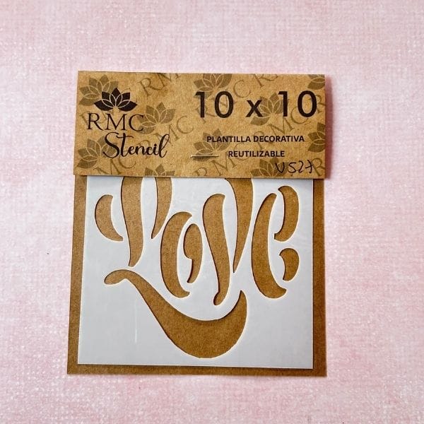 Stencil 10x10 Surtido V527 Love