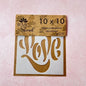 Stencil 10x10 Surtido V527 Love