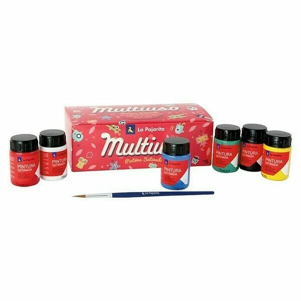 Pack Pintura Acrílica 6 colores La Pajarita
