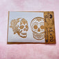 Stencil 15X20 ANT29 Trama doble Calavera