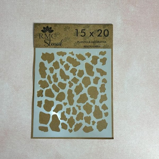 Stencil 15X20 ANT33 Trama Animal Print