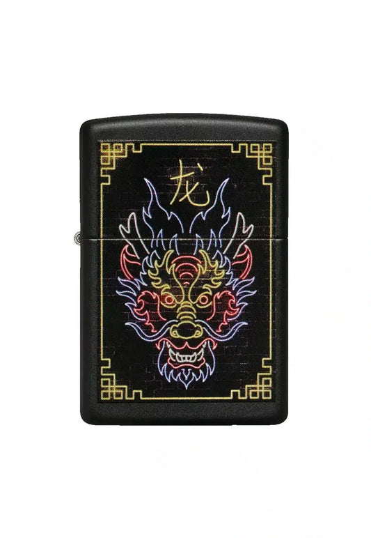Encendedor Zippo Neon Dragon Design  Zp49396