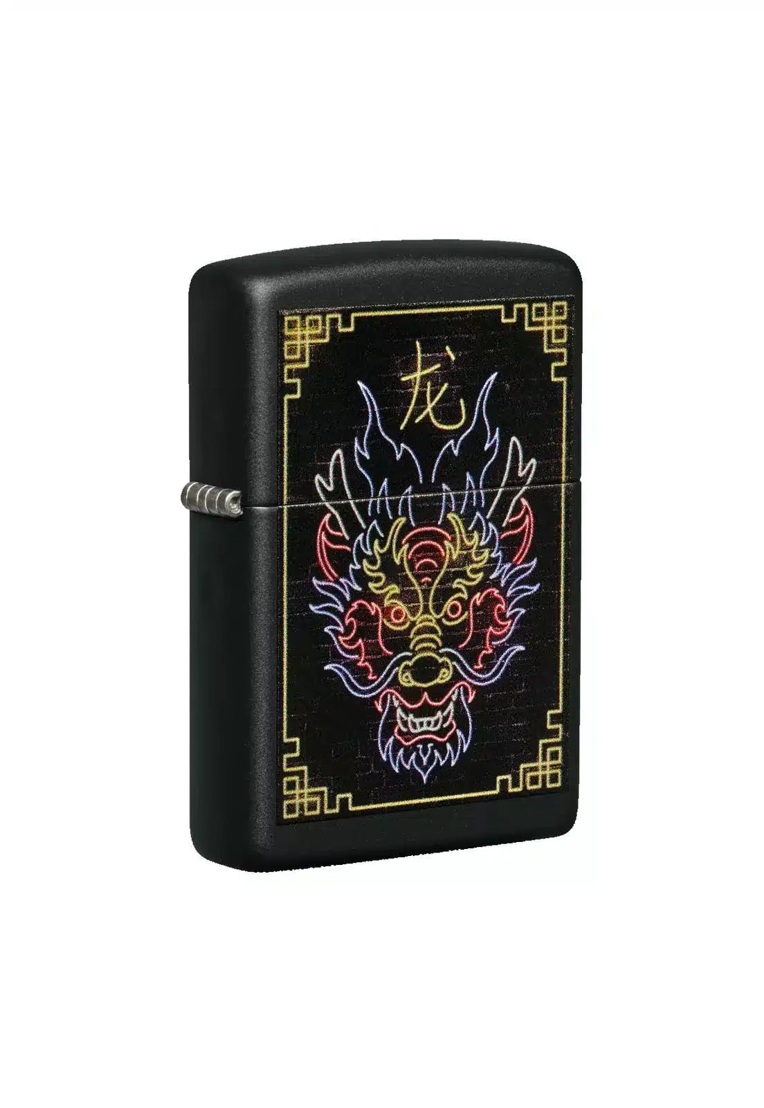 Encendedor Zippo Neon Dragon Design  Zp49396