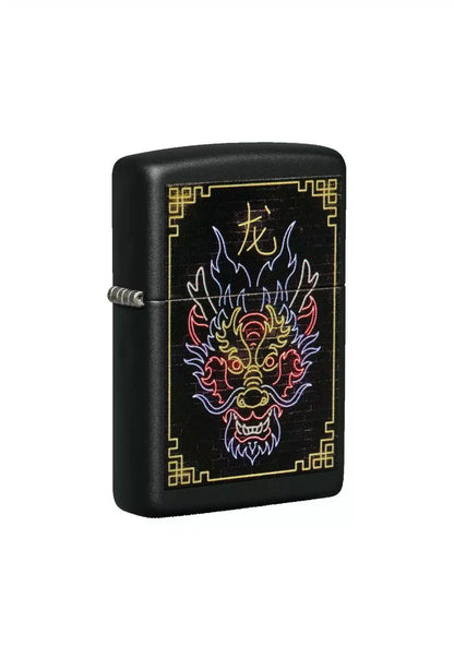 Encendedor Zippo Neon Dragon Design  Zp49396