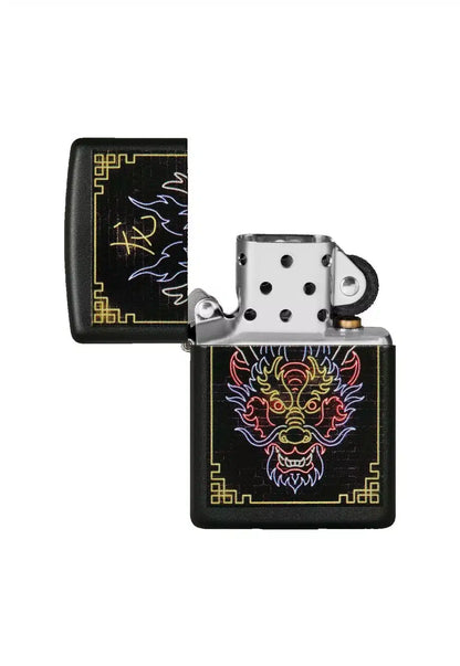 Encendedor Zippo Neon Dragon Design  Zp49396