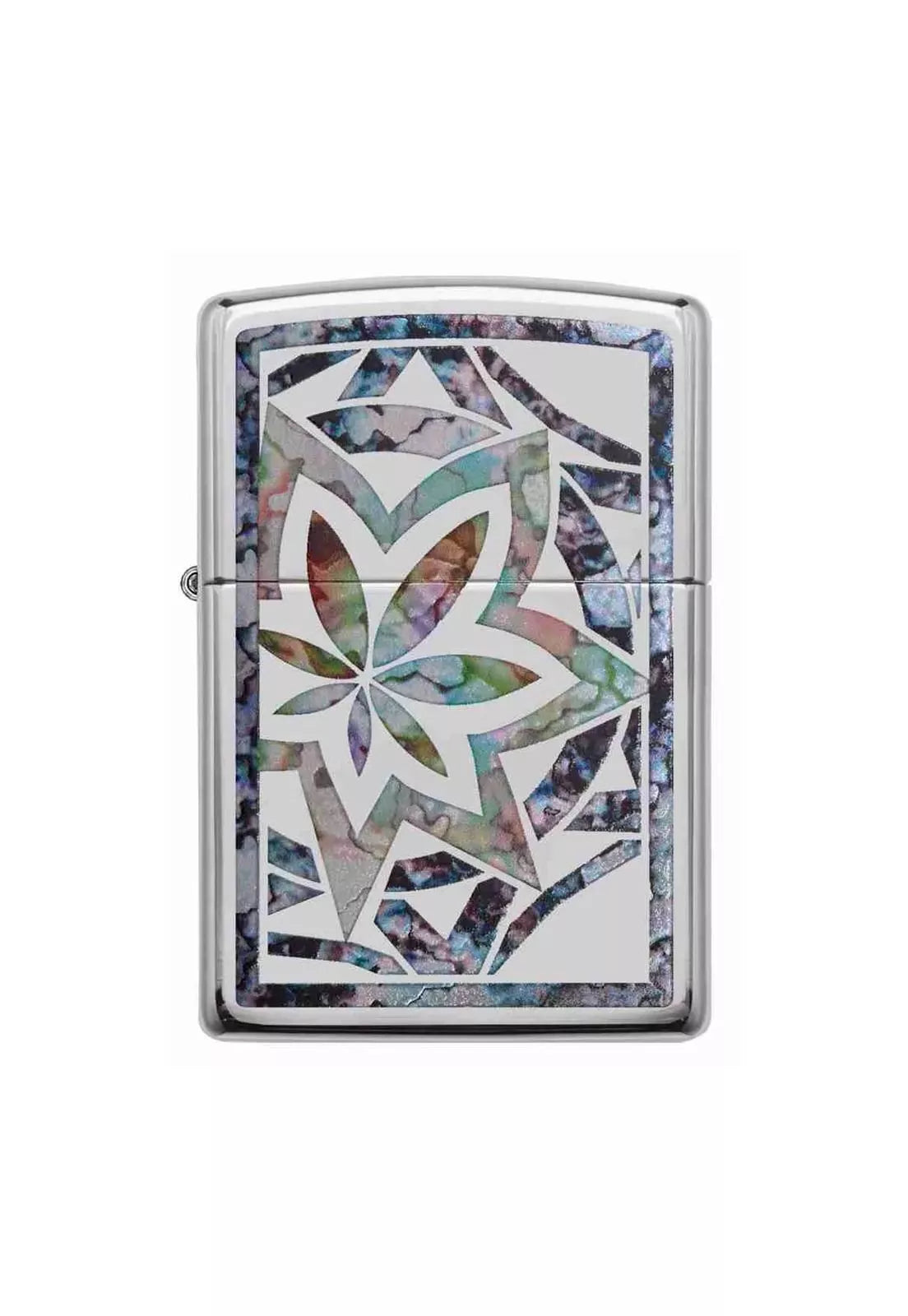 Encendedor Zippo Fusion Leaf Desing Plateado ZP29727