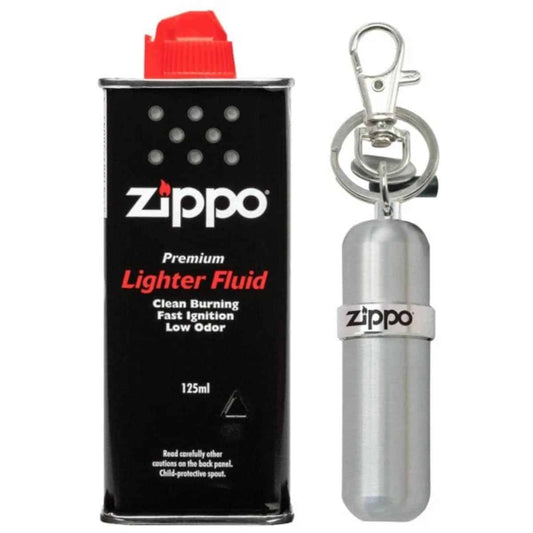 Kit Zippo Canister Contenedor + Bencina Fluid Original 125ml