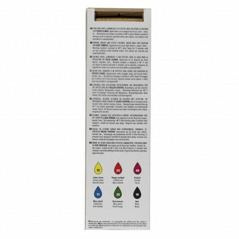 Pebeo Kit inicial SetaColors tela 6 Colores Tissus Light