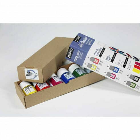 Pebeo Kit inicial SetaColors tela 6 Colores Tissus Light