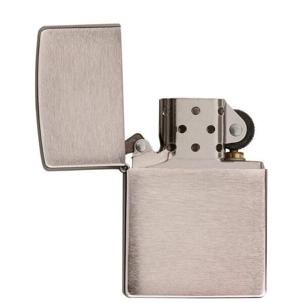 Encendedor Zippo Classic Brushed Chrome Plateado ZP200.