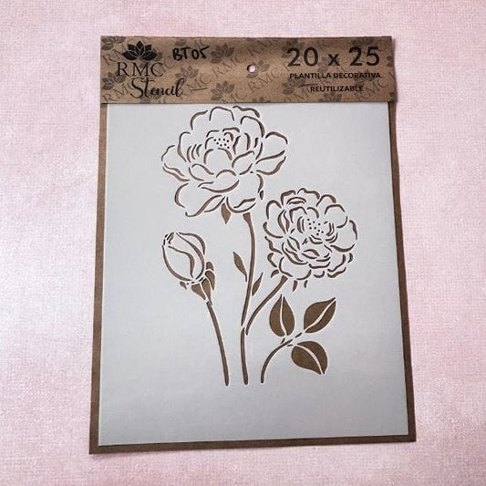 Stencil 20X25 Botanica BT05