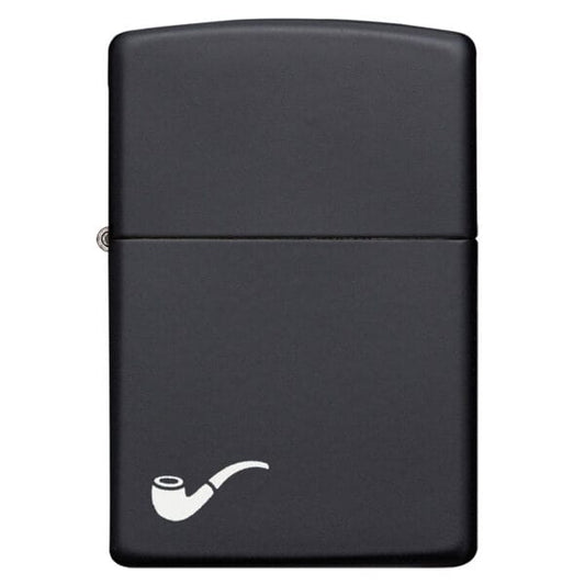 Encendedor Zippo Black Matte Pipe Design ZP218PL