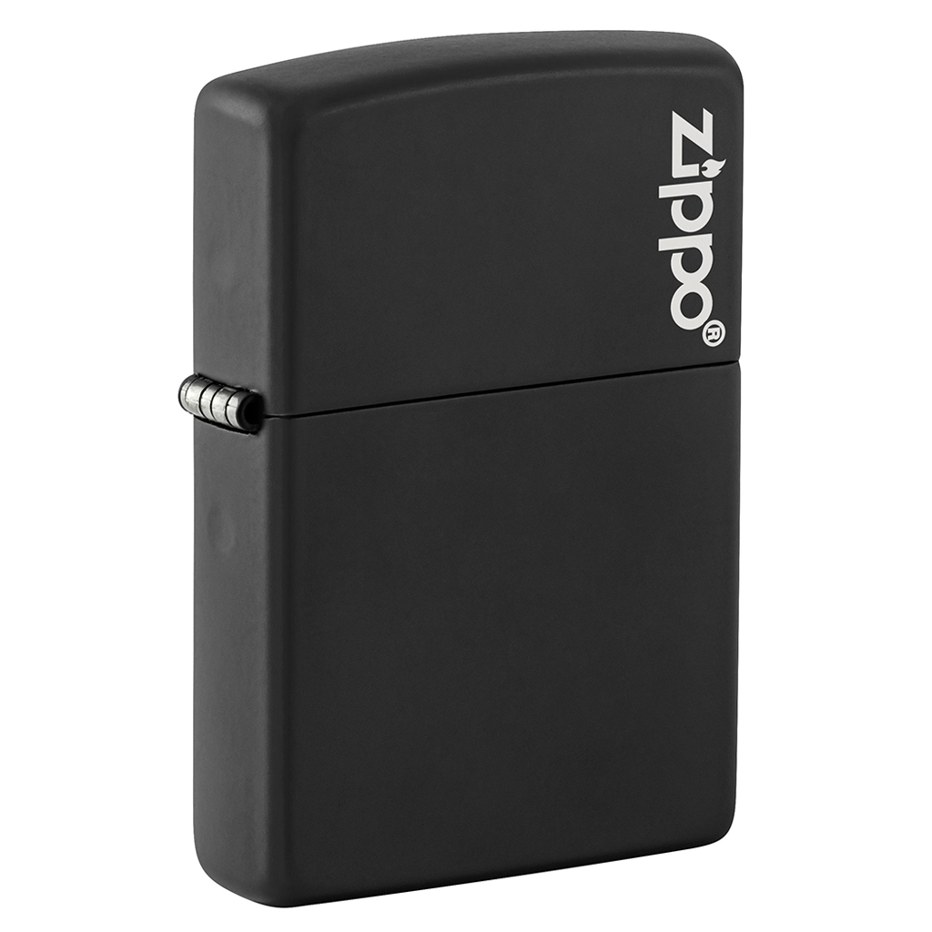 Encendedor Zippo Classic Black Matte Logo ZP218ZL..