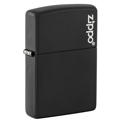 Encendedor Zippo Classic Black Matte Logo ZP218ZL..