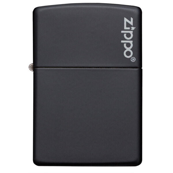 ENCENDEDOR ZIPPO 218ZL CLASSIC BLACK MATTE ZIP-218ZL LOGO NEGRO MATE