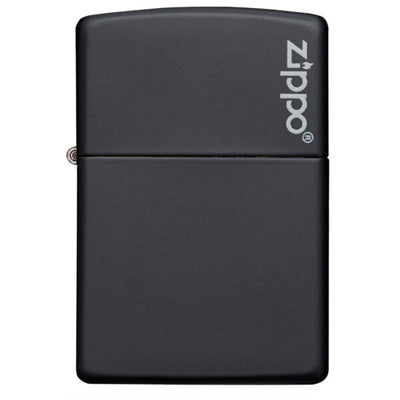 Encendedor Zippo Classic Black Matte Logo ZP218ZL..