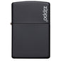 Encendedor Zippo Classic Black Matte Logo ZP218ZL..