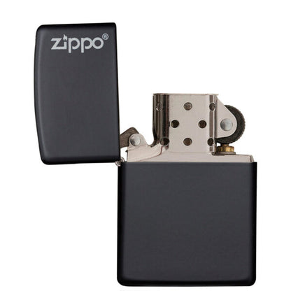 Encendedor Zippo Classic Black Matte Logo ZP218ZL..