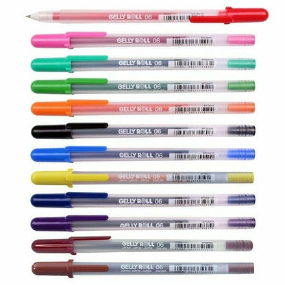 Sakura Gelly Roll - Set 12 Lápices Tinta Gel Regular Colors