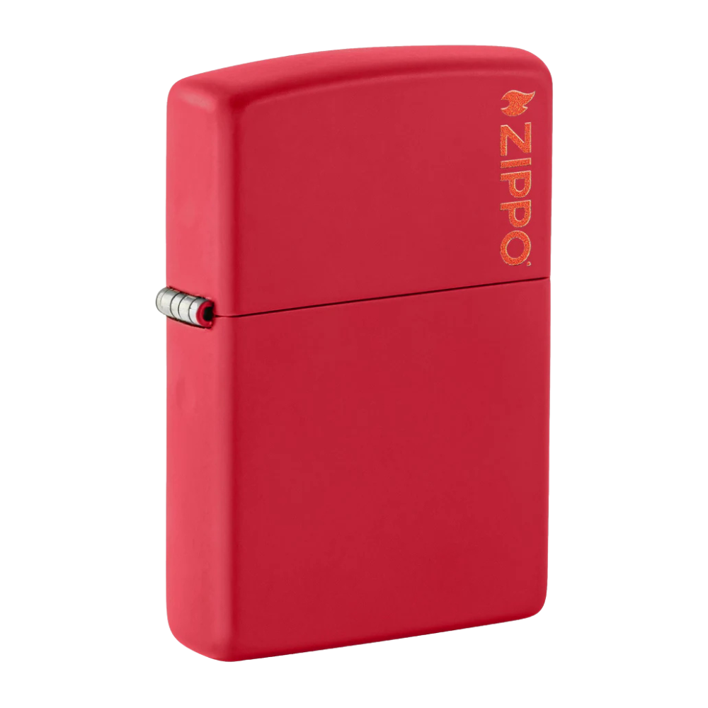 Encendedor Zippo Red Matte With Logo Rojo ZP233ZL