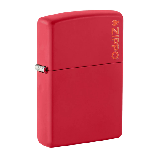 Encendedor Zippo Red Matte With Logo Rojo ZP233ZL