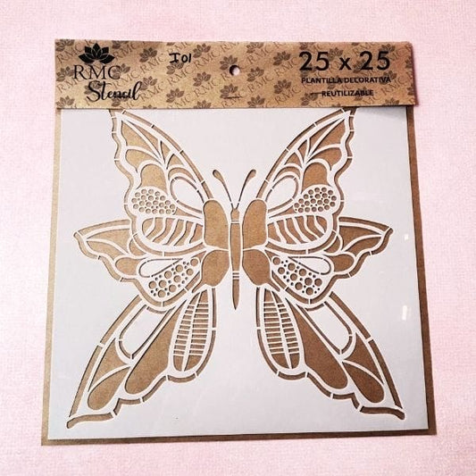 Stencil 25X25 Mariposa I01