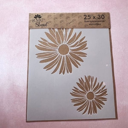 Stencil 25X30  ANK02 - Floral
